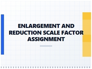 Enlargement and Reduction Scale Factor Worksheets